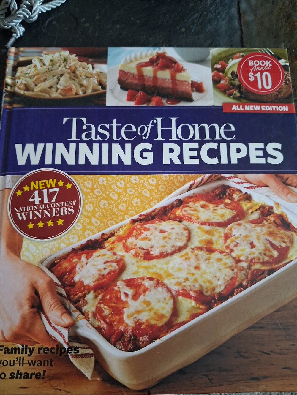 Taste of Home Winning Recipes Cookbook - Purple, Red, Yellow